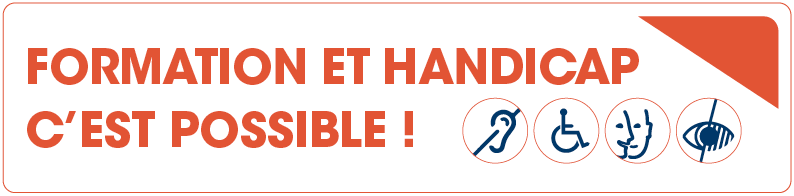 Formation et handicap, c'est possible !