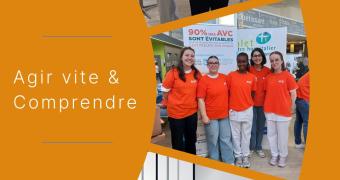 Photos de la journée de sensibilisation à l'AVC au CH de Cholet