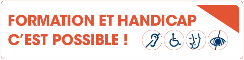 Formation et handicap, c'est possible !