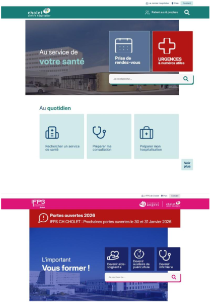 Nouveaux sites internet