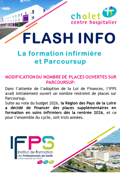 Flash info Parcoursup 2026